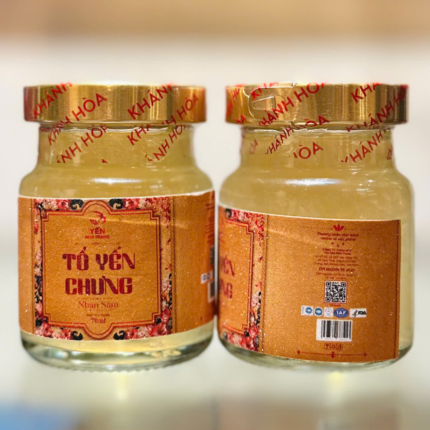 Yến chưng tươi vị Nhân Sâm